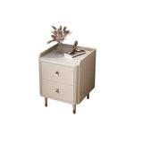 Wood Tip Resistant Two Drawers Nightstand for Kids Image - 5