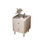 Wood Tip Resistant Two Drawers Nightstand for Kids Image - 5