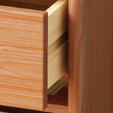 Wooden Four-Leg Kids Nightstand with Drawer and Shelf Image - 11