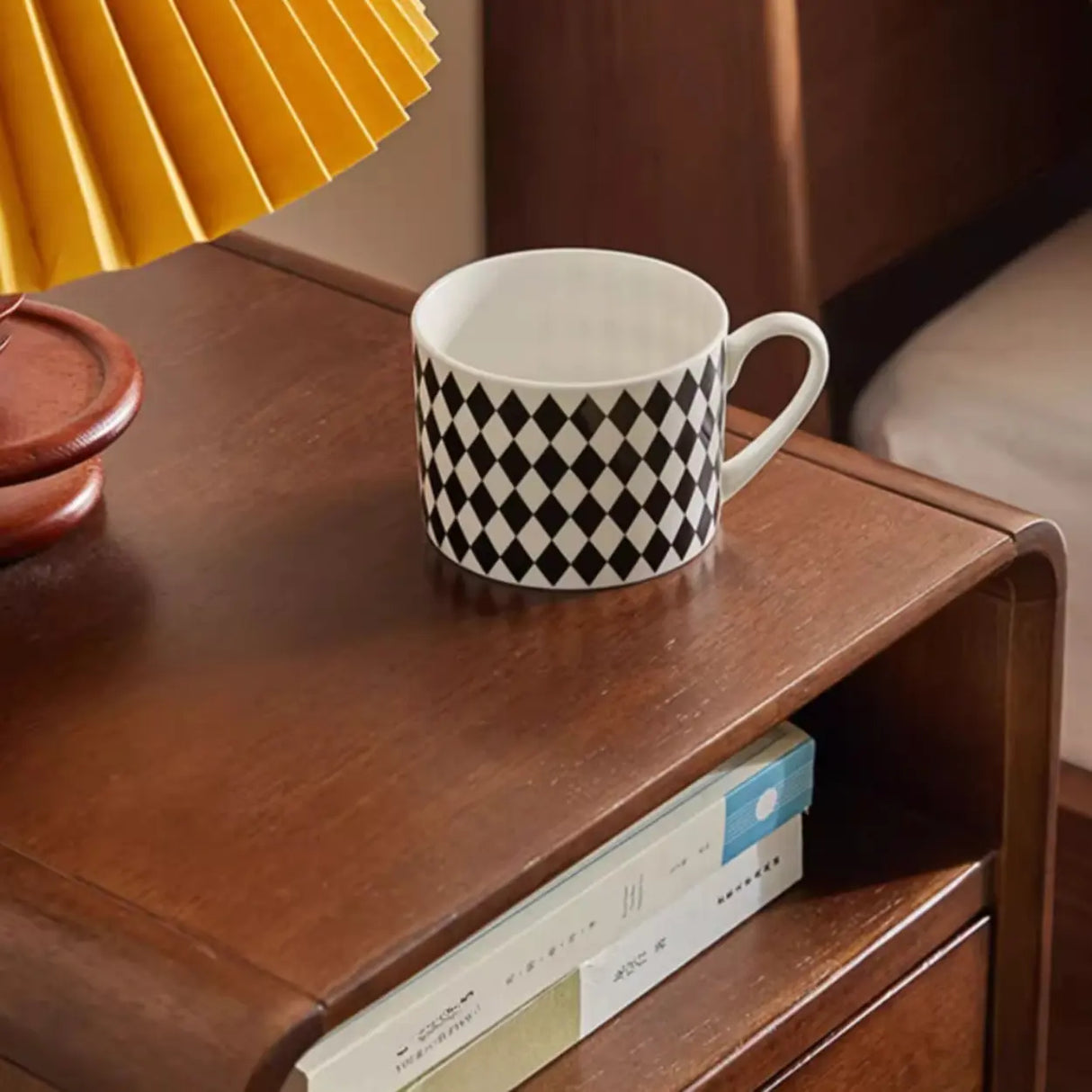 Wooden Frame Narrow Length Kids Nightstand with Drawers Image - 12