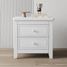 Wooden Rectangular Kids Nightstand with Two-Drawer Image - 1