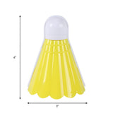 Yellow Badminton Ball Plug Mini LED Wall Night Light #size