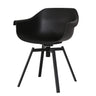 Yellow Casual Comfortable Curved Iron Office Chairs Image - 10