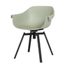 Yellow Casual Comfortable Curved Iron Office Chairs Image - 14