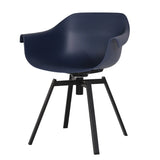 Yellow Casual Comfortable Curved Iron Office Chairs Image - 15