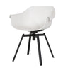 Yellow Casual Comfortable Curved Iron Office Chairs Image - 3