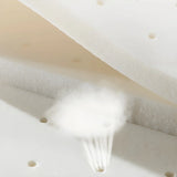 Yellow Cotton Blend Square Arm Pillow Back Sofa Bed Image - 9