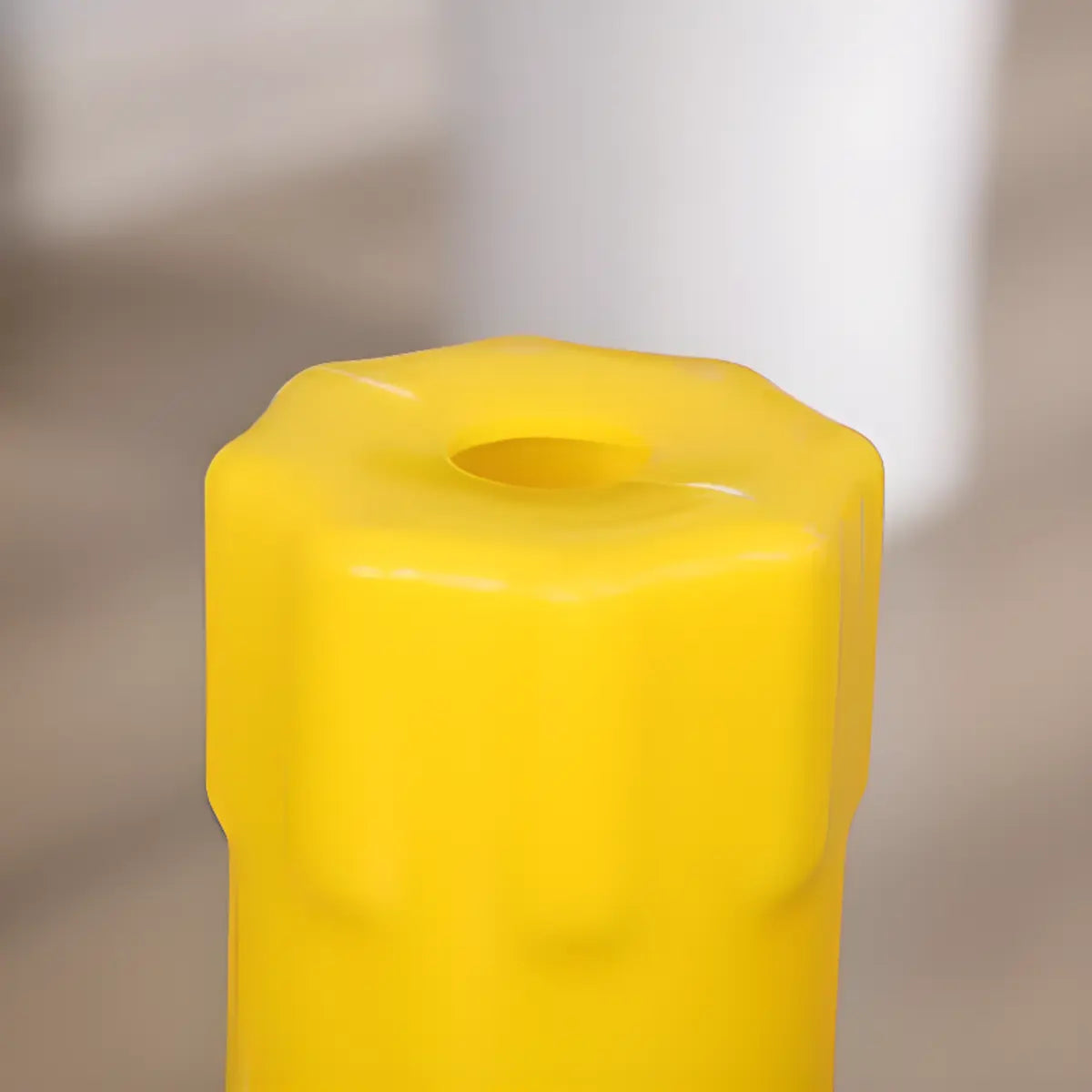 Yellow Rectangular Waterproof Toddler Table Cahir Set Image - 8