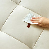 Yellow Tech Cloth Biscuit Back Reclining Corner Chair Image - 12