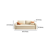 Yellow Velvet Square Arm Sleeper Sofa with Storage Image - 11