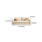 Yellow Velvet Square Arm Sleeper Sofa with Storage #size